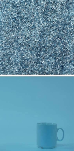 Oceanside Glas,Krösel,mittel,System 96,AK 96,transparent,ozeanblau,graublau,hell stahlblau,Code 5382,ca. 100 g,Artikelnummer 9672117.