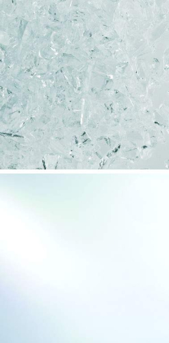 Oceanside Glas,Krösel,grob,System 96,AK 96,transparent,farblos,rot-reaktiv,Code 003,ca. 100 g,Artikelnummer 9676413.