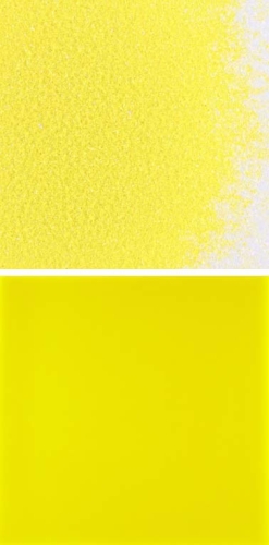 Oceanside Glass,frit,fine,System 96,COE 96,opalescent,yellow,code 2602,ca. 100 g,item number 9677211.