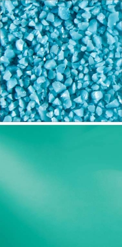 Oceanside Glass,frit,medium,System 96,COE 96,opalescent,turquoise green,code 2232,ca. 100 g,item number 9678112.