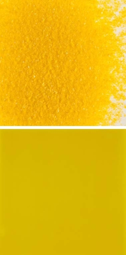 Oceanside Glass,frit,fine,System 96,COE 96,opalescent,sunflower yellow,code 2672,ca. 240 g,item number 967971124.