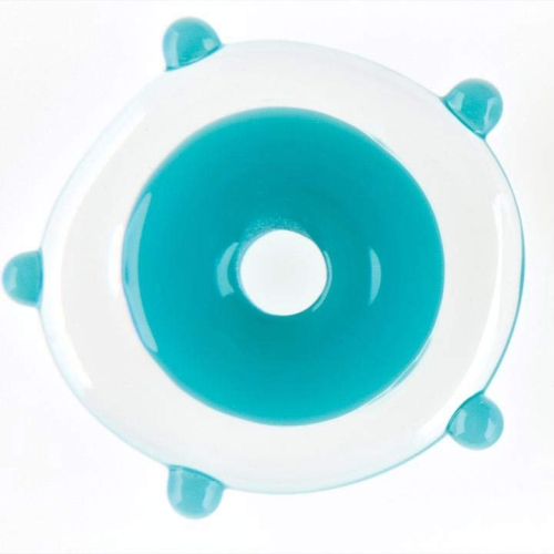 Oceanside glass rod,System 96,COE 96,opalescent,turquoise green,code 2232,diameter ca. 4 - 6 mm,length ca. 48 cm,item number 9642500.