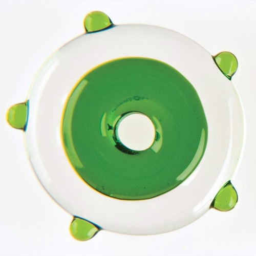 Oceanside glass rod,System 96,COE 96,transparent,moss green,code 5262,diameter ca. 4 - 6 mm,length ca. 48 cm,item number 9644400.