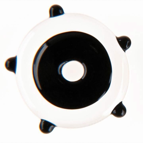 Oceanside glass rod,System 96,COE 96,opalescent,black,code 56,diameter ca. 4 - 6 mm,length ca. 48 cm,item number 9642300.