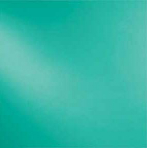 Oceanside Glass,COE 96,Sp 223-72 F,opalescent glass,solid turquoise green,ca. 15 x 15 cm,item number 9700376-15.