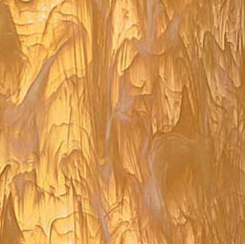 Oceanside Glass,COE 96,Sp 319-02 F,translucent,pale amber,wispy,ca. 30 x 30 cm,item number 9700116-30.