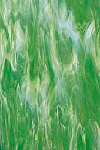 Oceanside Glass,COE 96,Sp 327-2 F,semi translucent,light green,white,ca. 20 x 30 cm,item number 9700150.