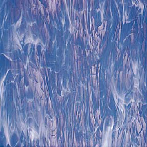 Oceanside Glass,COE 96,Sp 339-1 F,translucent,pale blue,wispy,ca. 15 x 15 cm,item number 9700218-15.