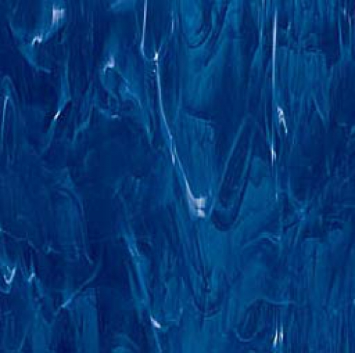 Oceanside Glas,AK 96,Sp 339-6 F,transparent,dunkelblau,wolkig,ca. 15 x 15 cm,Artikelnummer 9700222-15.