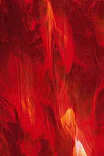 Oceanside Glass,COE 96,Sp 357-1 F,semi translucent,red,ca. 20 x 30 cm,item number 9700314.