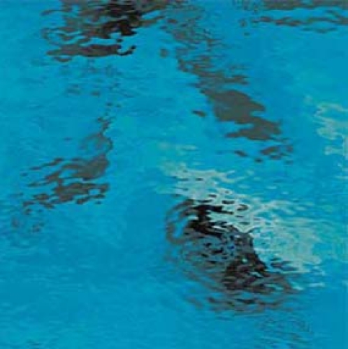 Oceanside Glass,COE 96,Sp 533-3 W F,waterglass,solid deep aqua,ca. 30 x 30 cm,item number 9700508-30.
