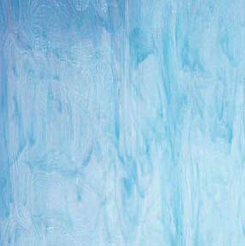 Oceanside Glass,COE 96,Sp 833-51 F,opalescent glass,sky blue,white,ca. 15 x 15 cm,item number 9700242-15.