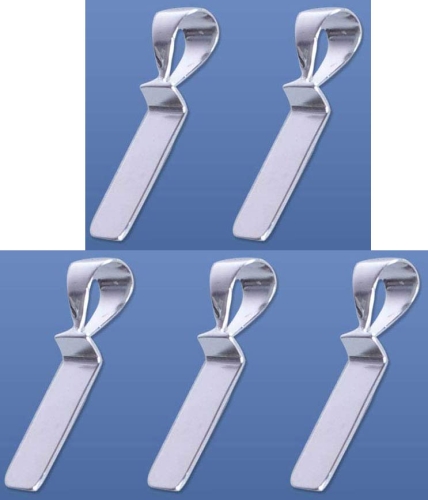 Loops,diameter ca. 4,7 mm,ithw glueing area,length ca. 25 mm,925 Sterling Silver,5 pieces,item number 3444B-5.