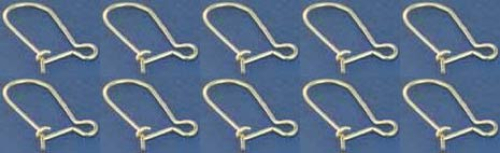 Ohrhaken,verschliessbar,Länge ca. 18 mm,925er Sterling Silber,10 Stücke,Artikelnummer 3683-010.