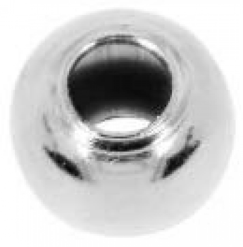Round beads for crushing,Sterling Silver,bead diameter ca. 2,2 mm,inside ca. 1 mm,150 pieces,item number 3614-150.