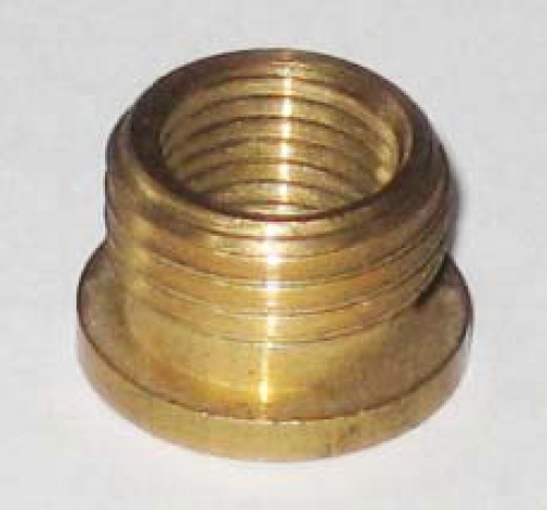 Reducer,brass,female thread M10x1,external thread M13x1,5,item number 2430101.