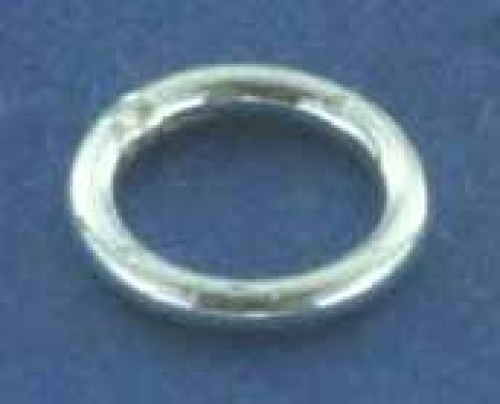 Ring,geschlossen,925er Sterling Silber,Stärke ca. 0,7 mm,Ø ca. 4,8 mm,1 Stück,Art.Nr. 3574.