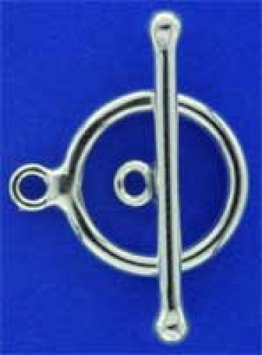 Closure,ring-bar-lock,diameter ca. 14 mm,length ca. 22 mm,925 Sterling Silver,item number 3513D.
