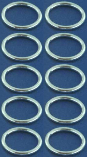 Ringe,geschlossen,925er Sterling Silber,Stärke ca. 1,5 mm,Ø ca. 14 mm,10 Stücke,Artikelnummer 3571J-10.