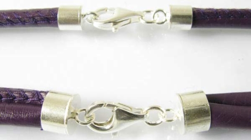 Ring sleeves,length ca. 7,5 mm,inner diameter ca. 0,65 mm,925 Sterling Silver,25 pieces,item number 3531-25 (application example).