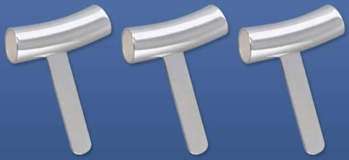 Bent tubes,diameter ca. 4,7 mm,with glueing area,ca. 16 x 4 mm,925 Sterling Silver,3 pieces,item number 3443C-3.