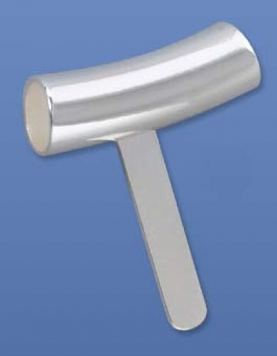 Bent tube,length 20 mm,inner diameter 5,1 mm,with glueing area,17 x 4 mm,925 Sterling Silver,item number 3443D.