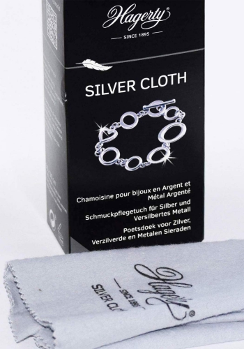 Silver cleaning cloth,Hagerty ®,100 % cotton,size ca. 36 x 30 cm,item number 9230.