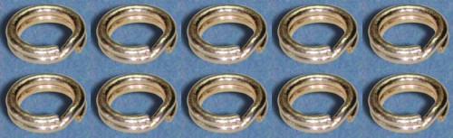 Spaltringe,925er Sterling Silber,Durchmesser ca. 5 mm,10 Stücke,Artikelnummer 3590A-10.