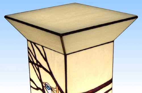 Floor lamp " Peacock ",height ca. 96 cm