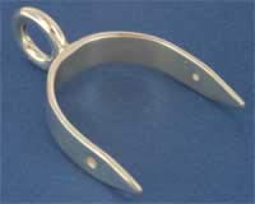 Holder with loop,Ø ca. 4 mm,and pin,Ø ca. 0,7 mm,Sterling Silver,item number 3426.