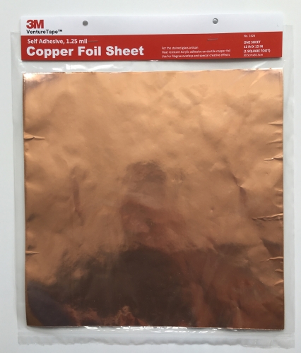 copper foil  Venture both sides copper12x12"