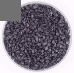 Optul Glass,float frit,granulate 5,coarse,COE 82,transparent,grey,code 0022,ca. 100 g,item number 3589625.