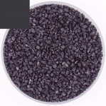 Optul Glass,float frit,granulate 4,medium coarse,COE 82,transparent,black,code 0025,ca. 100 g,item number 3591524.