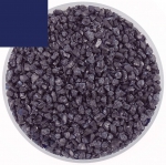 Optul Glass,float frit,granulate 5,coarse,COE 82,transparent,dark blue,code 0058,ca. 1 kg,item number 3589515.