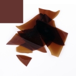 Optul Glass,confetti for float glass,COE 82,transparent,deer brown,code 0105,ca. 100 g,item number 3590650.