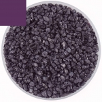 Optul Glass,float frit,granulate 5,coarse,COE 82,transparent,dark violet,code 0116,ca. 100 g,item number 3590225.
