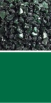 Bullseye coarse frit,COE 90,transparent,aventurine green,code 1112,ca. 100 g