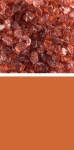 Bullseye coarse frit,COE 90,transparent,sunset coral,code 1305,ca. 100 g