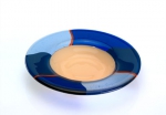Soup plate,Ø ca. 25,5 cm,champagne,blue