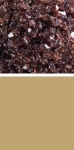 Bullseye coarse frit,COE 90,transparent,light bronze,code 1409,ca. 100 g
