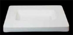 Absenkform für Glasschalen,Tabletts,Rechteck,ca. 29/19 cm,H. ca. 2,5 cm