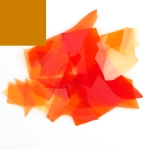 Optul Glas,Konfetti für Floatglas,AK 82,dicht,orange,Code 2025,ca. 100 g,Artikelnumer 3590750.