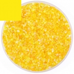 Optul Glass,float frit,granulate 4,medium coarse,COE 82,extra opaque,yellow,code 2135,ca. 100 g