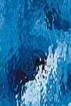 Oceanside Glass,COE 96,Sp 134 W F,waterglass,medium blue,ca. 15 x 15 cm,item number 9700460-15.