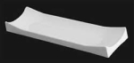 Absenkform für Servierplatten," Boot ",schmal,ca. 32 x 9,5 cm,H. ca. 2 cm