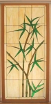 Door panel,sliding door," Bamboo ",height ca. 199 cm,width ca. 89 cm