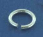 Biegeringe,rund,925er Sterling Silber,Stärke ca. 0,7 mm,Ø ca. 5 mm,10 Stücke