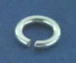 Biegeringe,rund,925er Sterling Silber,Stärke ca. 1,3 mm,Ø ca. 6 mm,10 Stücke