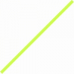 Optul Glass,float stringer,COE 82,transparent,yellow,code 1035,diameter ca. 2 mm,length ca. 25 cm,10 pieces,item number 3592960-25.