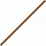 Optul Glass,float stringer,COE 82,transparent,deer brown,code 0105,diameter ca. 2 mm,length ca. 25 cm,10 pieces,item number 3590660-25.